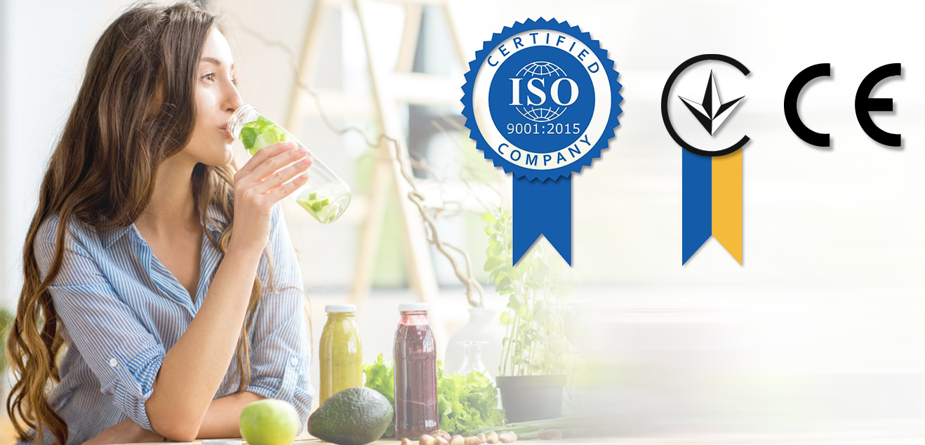 CЕРТИФІКАЦІЯ МІЖНАРОДНОГО СТАНДАРТУ  ISO 9001 : 2015